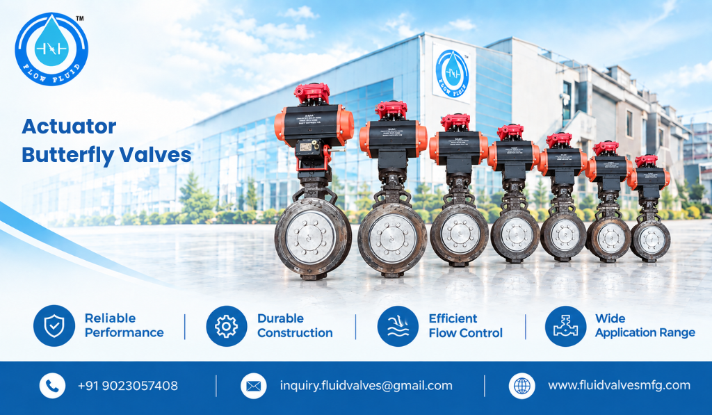 Actuator Butterfly Valves 