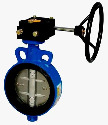 Rubber Lined AWWA C 504 Double Flange Butterfly Valve