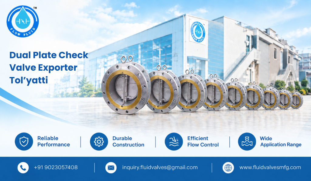 Dual Plate Check Valve Exporter Tol'yatti