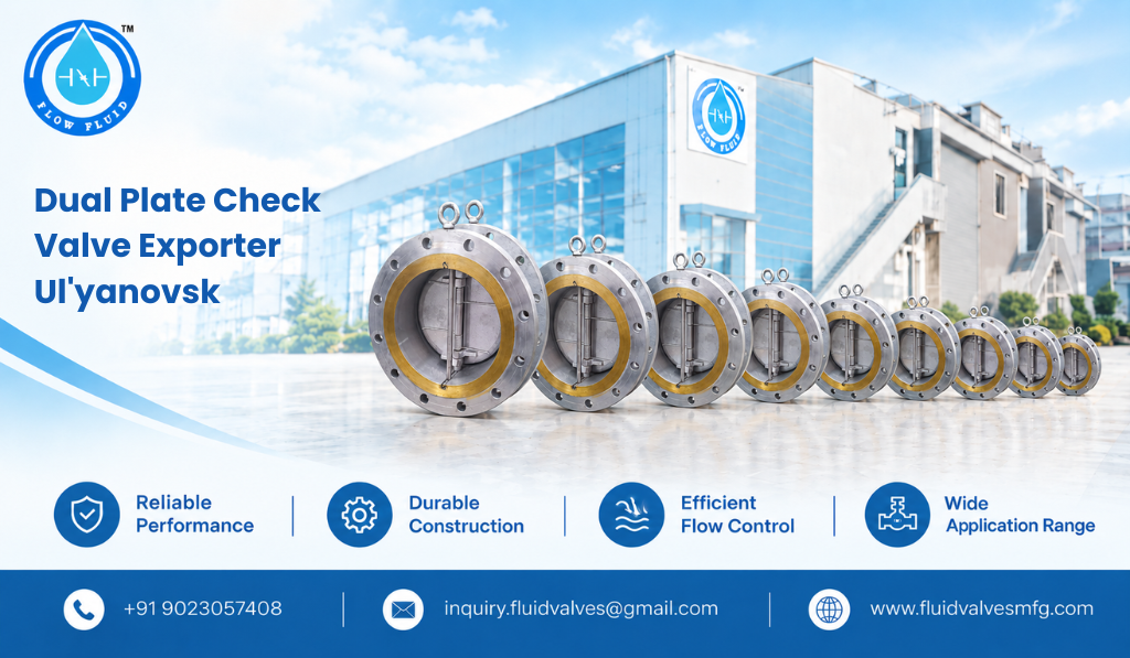Dual Plate Check Valve Exporter Ul'yanovsk