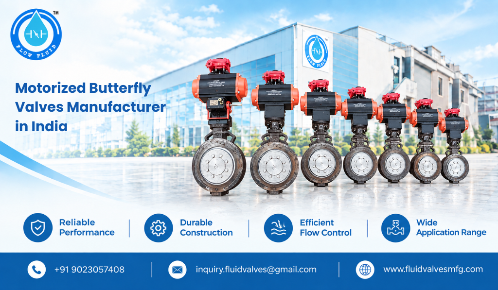 Motorized Butterfly Valves Manufacturer In India 