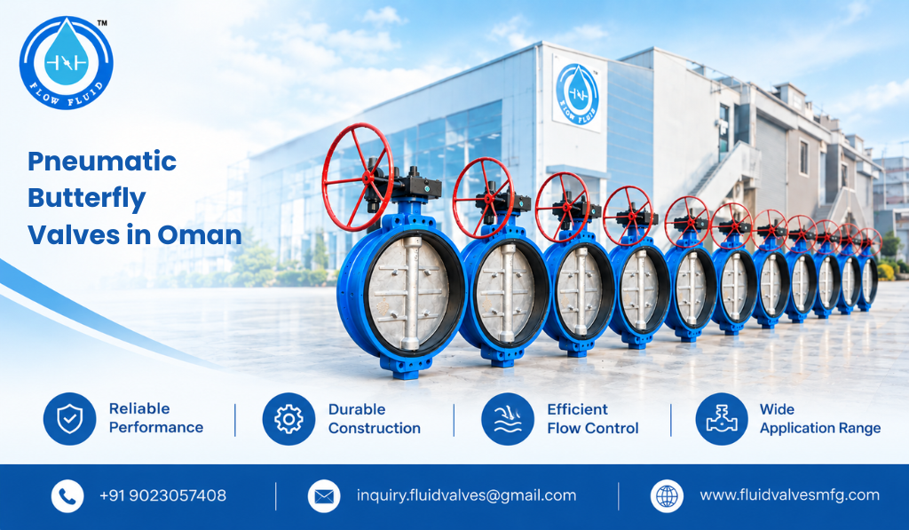 Pneumatic Butterfly Valves In Oman 